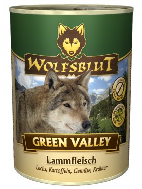 Wolfsblut Green Valley, Зеленая долина, консервы для собак с Ягненком, Лососем и Картофелем / Wolfsblut (Германия)