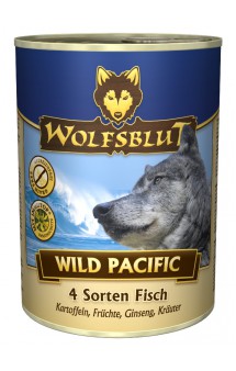 Wolfsblut Wild Pacific, Дикий океан, консервы для собак с 4-я видами рыб, водорослями и картофелем / Wolfsblut (Германия)