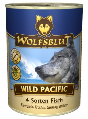 Wolfsblut Wild Pacific, Дикий океан, консервы для собак с 4-я видами рыб, водорослями и картофелем / Wolfsblut (Германия)