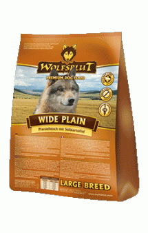Wolfsblut Wide Plain Large Breed, Широкая равнина, корм для крупных собак / Wolfsblut (Германия)