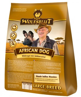 Wolfsblut African Dog Large Breed, Африканская собака, корм для крупных пород / Wolfsblut (Германия)