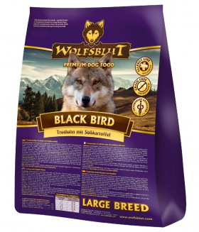 Wolfsblut Black Bird Large Breed, Черная птица, корм для крупных пород собак / Wolfsblut (Германия)