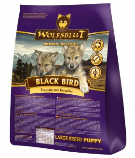 Wolfsblut Black Bird Puppy Large breed, корм Черная птица, для щенков крупных пород / Wolfsblut (Германия)