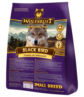 Wolfsblut Black Bird Small Breed, Черная птица, корм для мелких пород собак, с Индейкой / Wolfsblut (Германия)