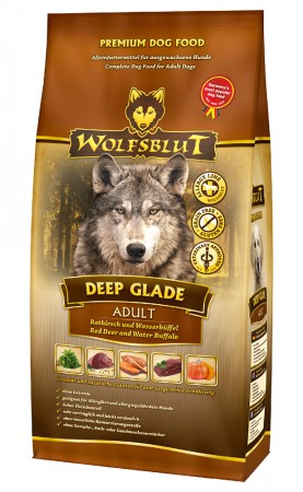 Wolfsblut Deep Glade Adult, Дальняя поляна, корм для собак с Олениной и Буйволом / Wolfsblut (Германия)