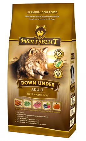 Down Under, сухой корм для взрослых собак, Австралийская говядина / Wolfsblut (Германия)