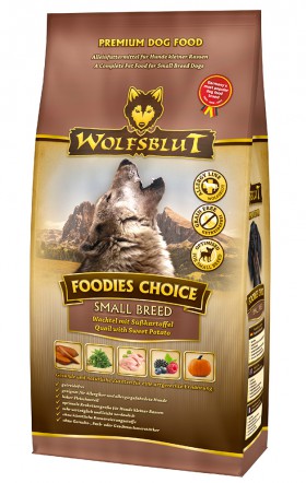 Wolfsblut Foodies Choice Small Breed, Выбор гурмана, корм для собак мелких пород, с Перепелкой и бататом / Wolfsblut (Германия)