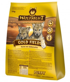 Wolfsblut Gold Fields Puppy, Золотые поля, корм для щенков с мясом Верблюда / Wolfsblut (Германия)