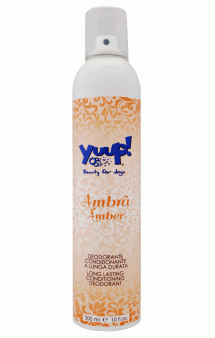 Fashion Amber-Long Lasting Conditioning Deodorant, дезодорант для шерсти "Янтарь" со сладким и пряным ароматом / Yuup! (Италия)