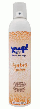 Fashion Amber-Long Lasting Conditioning Deodorant, дезодорант для шерсти "Янтарь" со сладким и пряным ароматом / Yuup! (Италия)