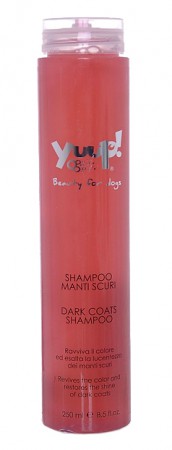 Home Dark Coats Shampoo, шампунь 100% растительный для черной шерсти с виноградом и гранатом / Yuup! (Италия)