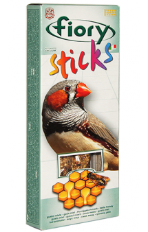 Sticks Esotici, палочки для экзотических птиц с Медом / fiory (Италия)