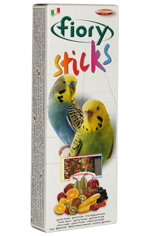 Sticks Pappagallini палочки для волнистых попугаев с Фруктами / fiory (Италия)
