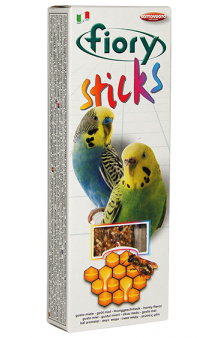 Sticks Pappagallini палочки для волнистых попугаев с Медом / fiory (Италия)