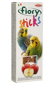 Sticks Pappagallini палочки для волнистых попугаев с Яблоком / fiory (Италия)