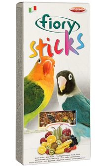 Sticks Parrocchetti e Pappagallini, палочки для средних попугаев с Фруктами / fiory (Италия)