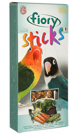 Sticks Parrocchetti e Pappagallini, палочки для средних попугаев с Овощами / fiory (Италия)