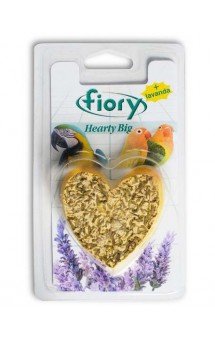 Hearty, Био-камень с Лавандой для птиц, в форме сердца / fiory (Италия)