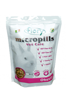 Micropills Vet Care Obesity, корм для карликовых кроликов с избыточным весом / fiory (Италия)
