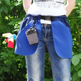 Сумка-юбка дрессировщика с карманами для лакомства, игрушек, фризби / OSSO Fashion (Россия)