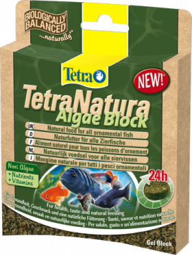 TetraNatura Algae Block  - корм для любых рыб с водорослями / Tetra (Германия)