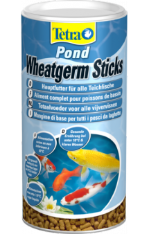 Tetra Pond Wheatgerm Sticks - корм для прудовых рыб низких температур, плавающий / Tetra (Германия)