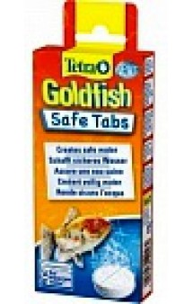 Tetra Goldfish Safe Tabs - кондиционер для безопасной подмены воды для  золотых рыбок / Tetra (Германия)