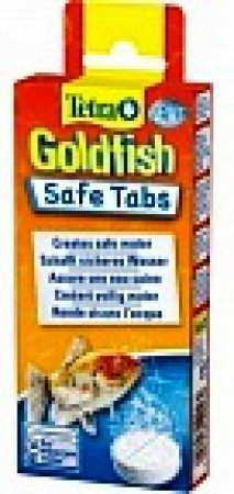 Tetra Goldfish Safe Tabs - кондиционер для безопасной подмены воды для  золотых рыбок / Tetra (Германия)