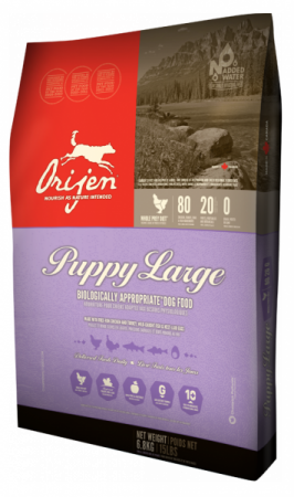 ORIJEN PUPPY LARGE,корм для щенков крупных пород / Champion Petfoods (Канада)