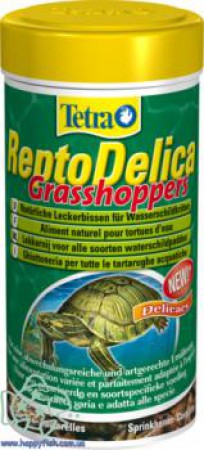 Tetra ReptoDelica Grasshopers лакомство для водных черепах / Tetra (Германия)