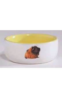 Миска керамическая с изображением морской свинки, желтая / I.P.T.S.(Нидерланды)