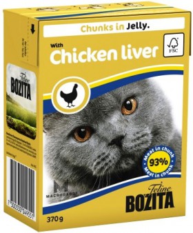 Bozita Chunks in Jelly with Chicken Liver / BOZITA (Швеция)