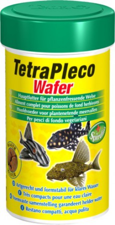TetraPleco Wafer - корм для сомиков-присосок (анциструсы, птеригоплихты, плекостомусы и т. п.) / Tetra (Германия) 