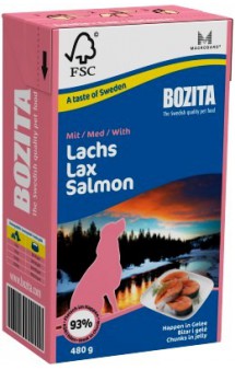 Chunks in jelly with Salmon / BOZITA (Швеция)