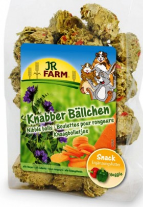 Лакомство для грызунов  Шарики из люцерны и моркови / JR FARM (Германия)