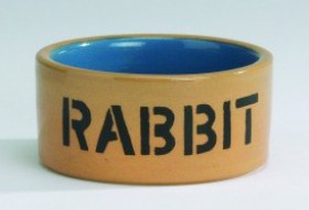 Миска керамическая для кролика бежево-голубая / I.P.T.S.(Нидерланды)
