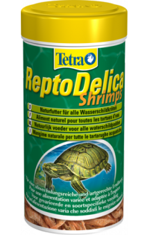 Tetra ReptoMin Delica Shrimps - корм-лакомство для водных черепах / Tetra (Германия)