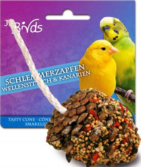 Лакомая шишка для волнистых попугаев и канареек / JR FARM (Германия)