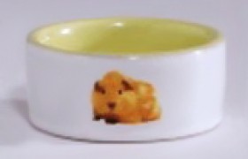 Миска керамическая с изображением хомяка, желтая / I.P.T.S.(Нидерланды)