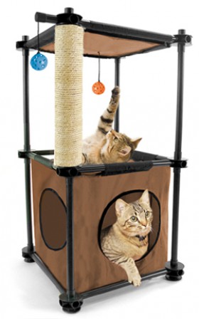 Игровой комплекс с когтеточкой для кошек: Биг Бен. Tower / Kitty City (США)